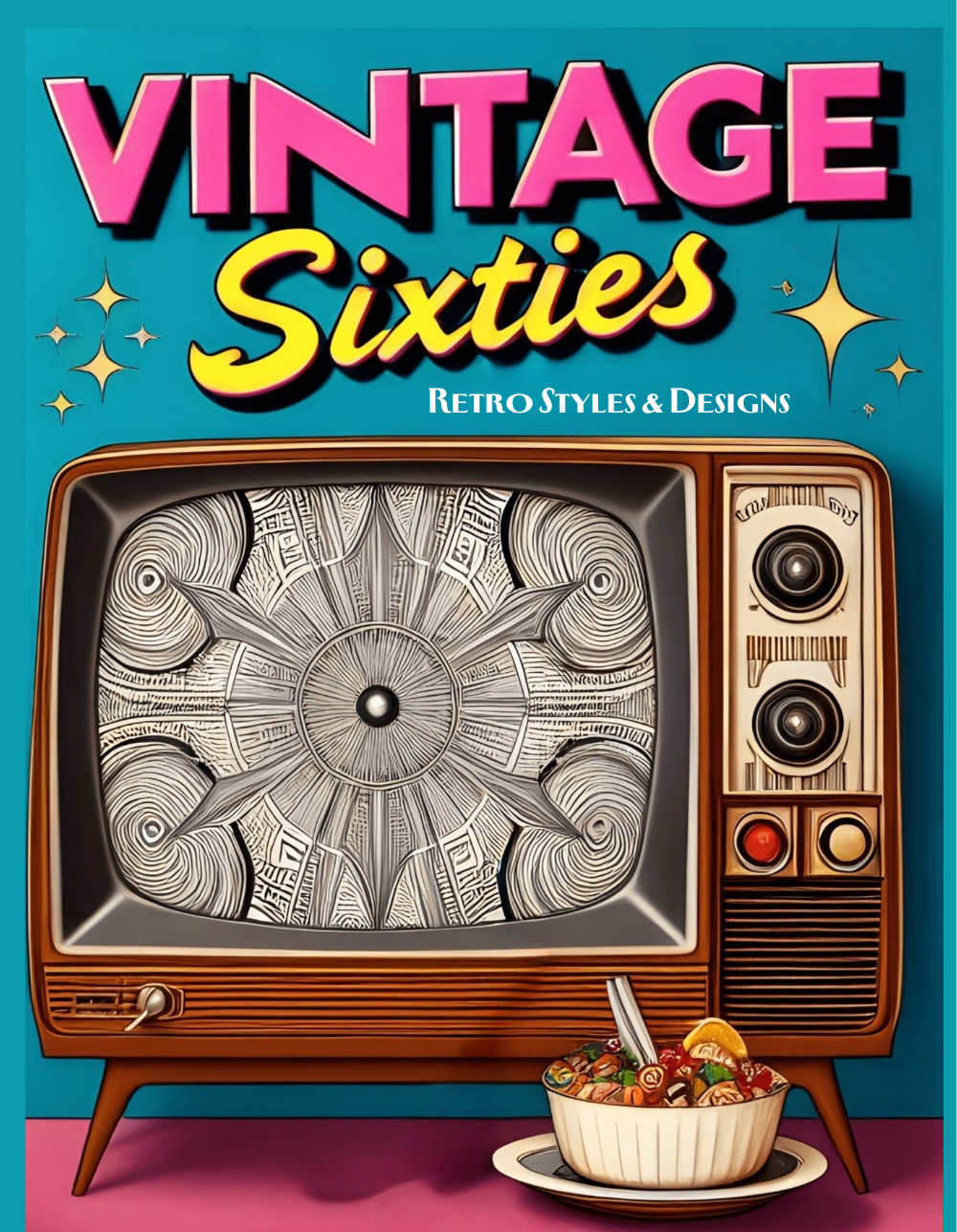 Vintage Sixties Coloring Book